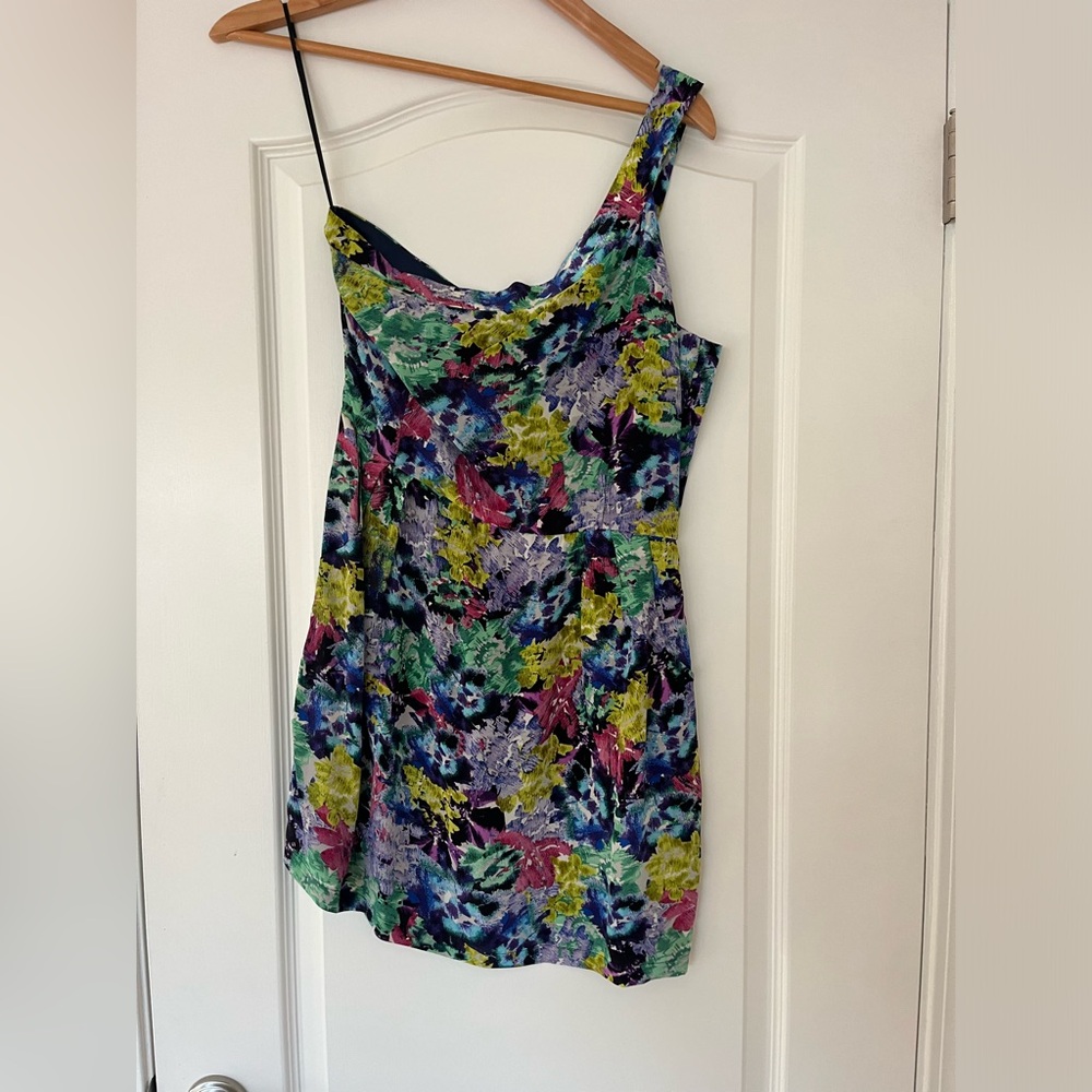 MYNE One Shoulder Mini Dress.